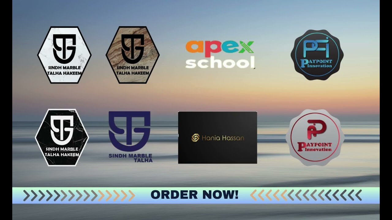 Professional Logo Design | Fiverr Gig | Hania Hassan