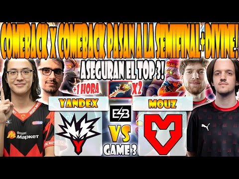 MOUZ vs YANDEX BO3[GAME 3]CRYSTALLIS, SELERI vs WATSON, SAKSA, CHIRA -FISSURE PLAYGROUND 2-DOTA -ESB