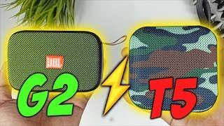 Compare Speaker Bluetooth Portable JBL T5 vs JBL G2