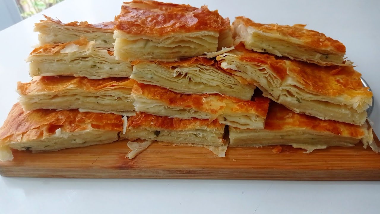 BU KADAR KOLAY BİR YÖNTEM OLDUĞUNU  BİLSEYDİM HEP BÖYLE YAPARDIM????KAT KAT ÇITIR ÇITIR Börek Tarifi