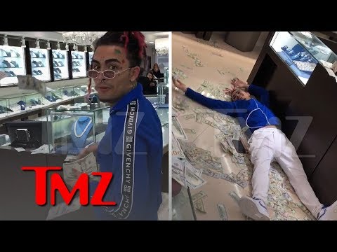 Lil Pump Makes it Rain $500k in Cash Inside a Jewelry Store | TMZ