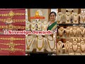 Pothys swarnamahal 2 sovereign onwards gold 2 in 1 choker necklace haram antique wedding sets