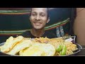 ASMR SPICY NOODLES WITH OMLETTES MUKBANG EATING SOUNDS (EATING SHOW)
