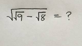 A Very Nice Square Root Problem | Can you solve this? | Math Olympiad Mathematics
