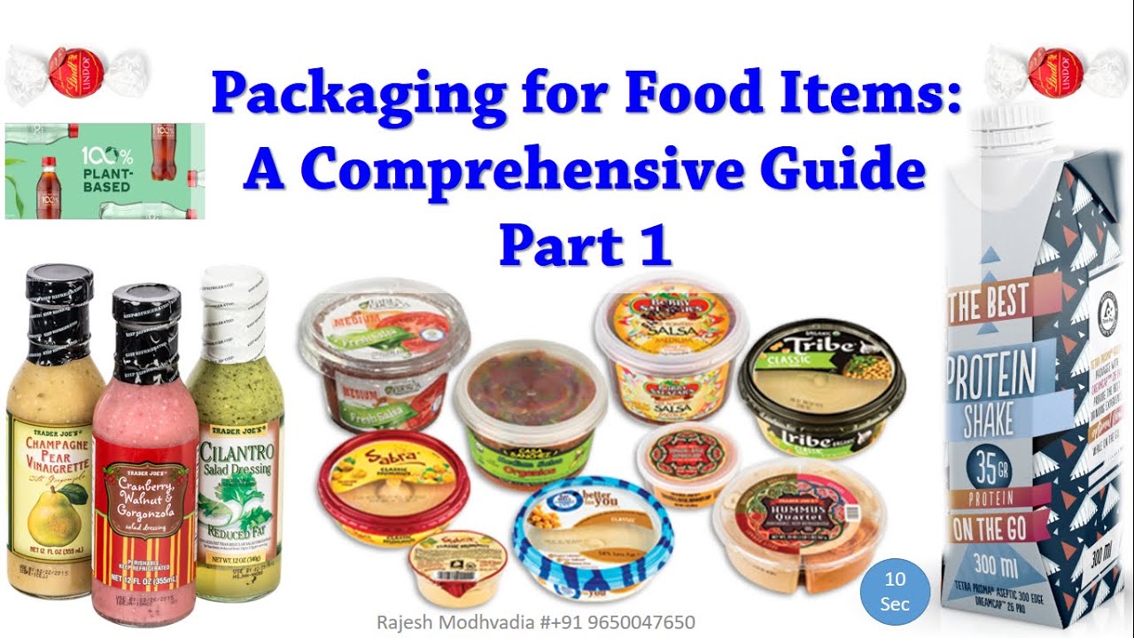 Packaging for Food Items: A Comprehensive Guide Part 1