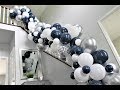 Navy Blue Balloon Garland DIY | How To | Review
