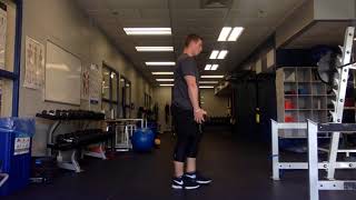 Explosive Single Leg Snapdown to Jumping Lunge