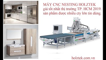 MÁY CNC NESTING 4 Đầu Holztek gia công gỗ tự nhiên vs công nghiệp giá rẻ nhất thị trường