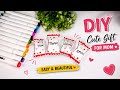 DIY Cute Gift for Mom 💖 Easy Handmade Paper Craft Idea ✨#DIYGift #GiftForMom #HandmadeGift
