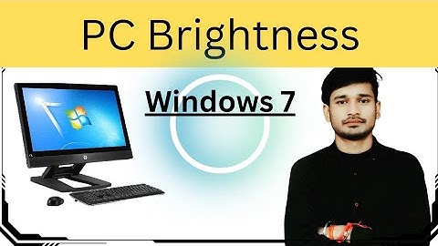 how do i adjust my screen brightness|PC Brightness |computer main brightness kaise Badhaye|window 7|