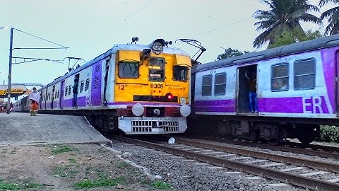 Similar Model EMU Trains Parallel Crossing | Katwa-Howrah Local meets Bandel-Katwa EMU local Train