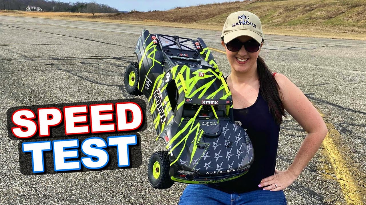 How FAST is the Arrma Mojave V2 RC CAR Right out of the Box? - TheRcSaylors