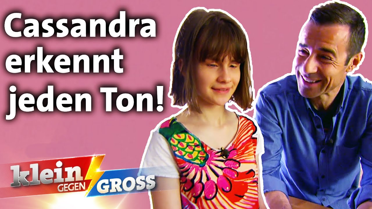 Blinde Cassandra (12) hat das absolute Gehör: 