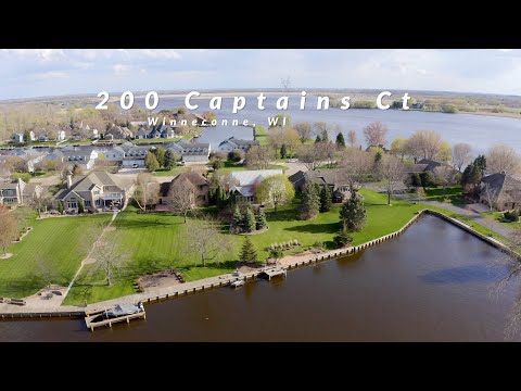 200 CAPTAINS Court, Winneconne, WI home video tour