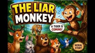 The Liar Monkey | Moral Story for Kids | Bedtime Story in English