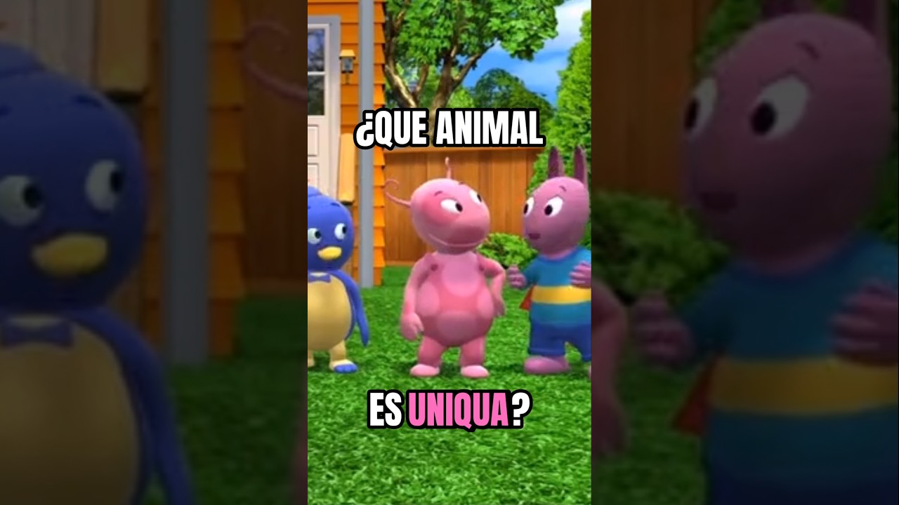 ¿Qué ANIMAL es UNIQUA de los BACKYARDIGANS? | #chuloxmy #backyardigans #animals #datoscuriosos #cine