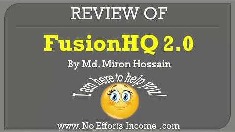 FusionHQ 2.0  Reviews || FusionHQ 2.0  a SCAM?|| WATCH THIS REVIEW!