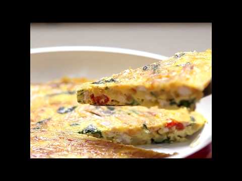 Video: Frittata Dengan Cendawan