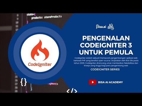 Introduction to CodeIgniter 3 for Beginners | CodeIgniter Series | BISA AI