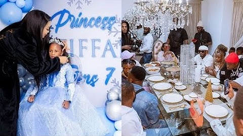 HOW DIAMOND AND ZARI'S DAUGHTER TIFFAH EXPENSIVE BIRTHDAY PARTY WENT DOWN IN SOUTH AFRICA - TIFFAH