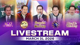 Live! Back-to-Back Program by Pastor Apollo C. Quiboloy | March 31, 2026