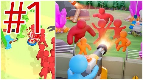 Base Defense! - Gameplay Walkthrough Part 1 Full First Base & Boss Fight Zombie Army (iOS,Android) 1