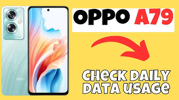 Check daily data usage Oppo A79 || How to use data options || Check daily data usage settings