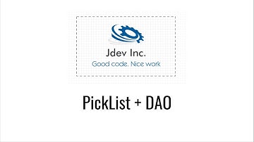 DAO + Picklist - Primefaces artifact