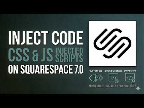 How to Inject Code in Squarespace 7.0 | Advanced Site-Wide Scripts