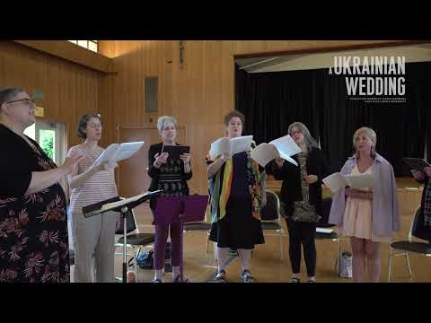 Cappella Romana rehearses “U nyedyelyechku da sontsa” (On Sunday morning) for A Ukrainian Wedding