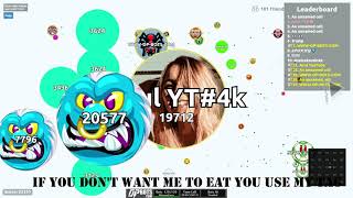 AGAR.IO SERVER TAKEOVER WITH BOTS 91 || 