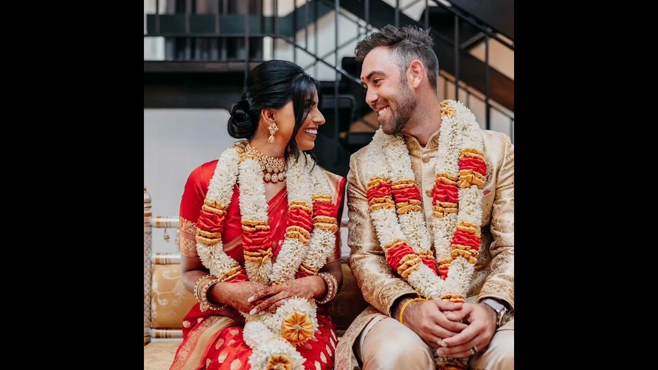 Glenn Maxwell,vini Raman wedding 😍😍      