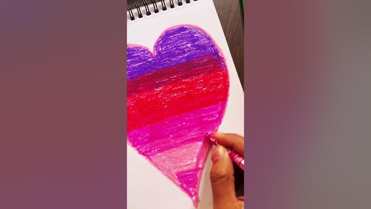 Oil pastels blending with tissue paper YouTube
