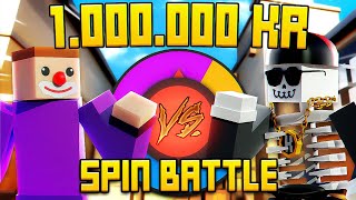 THE *ULTIMATE* 1 MILLION KR KRUNKER SPIN BATTLE VS KASHYKANS screenshot 5