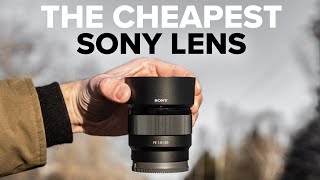 Sony 50mm F1.8  You can’t go wrong for this price