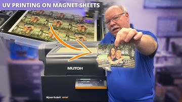 UV Printing on Magnet Sheets | Mutoh XpertJet 661UF