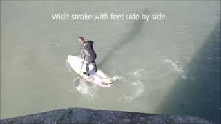 SUP lesson 1 flat water manoeuvres