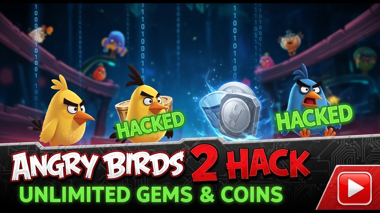 Angry Birds 2 Hack/MOD APK iOS & Android (Unlimited Gems & Pearls)