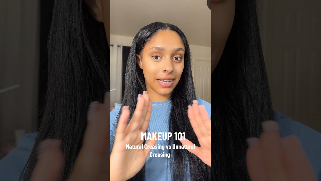 Makeup 101: Natural Vs Unnatural creasing 