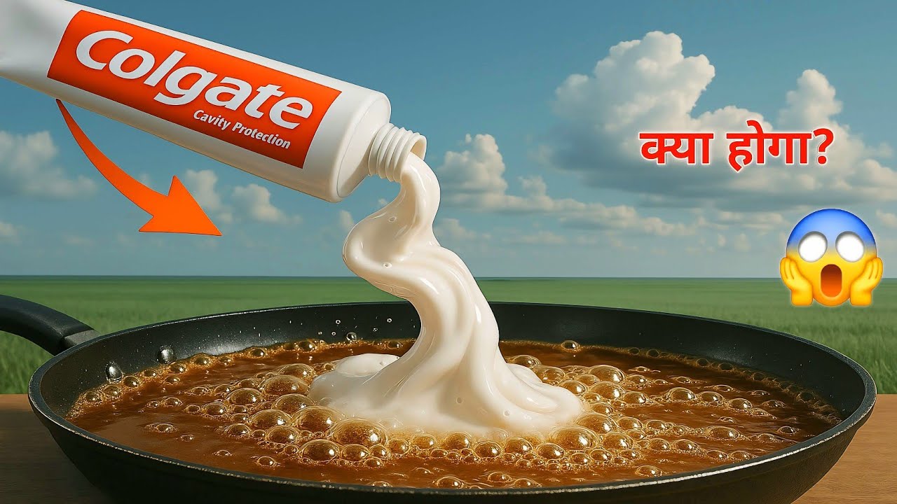 "Colgate Vs Hot Oil🔥 | देसी Experiment Gone Wrong? | Mr. Indian Hacker Style!"