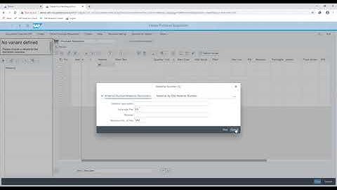 SAP S/4HANA - How to Create a Purchase Requisition for Stock Item