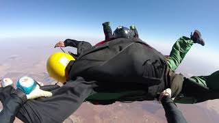 Shoulder dislocation AFF Level 1 Skydive. Aff L1 1