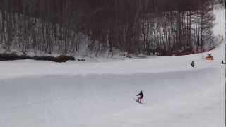 ski half pipe fail