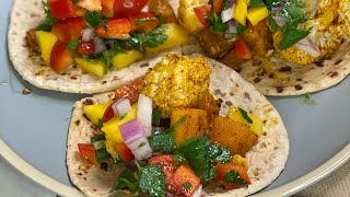 Butternut Squash and cauliflower tacos