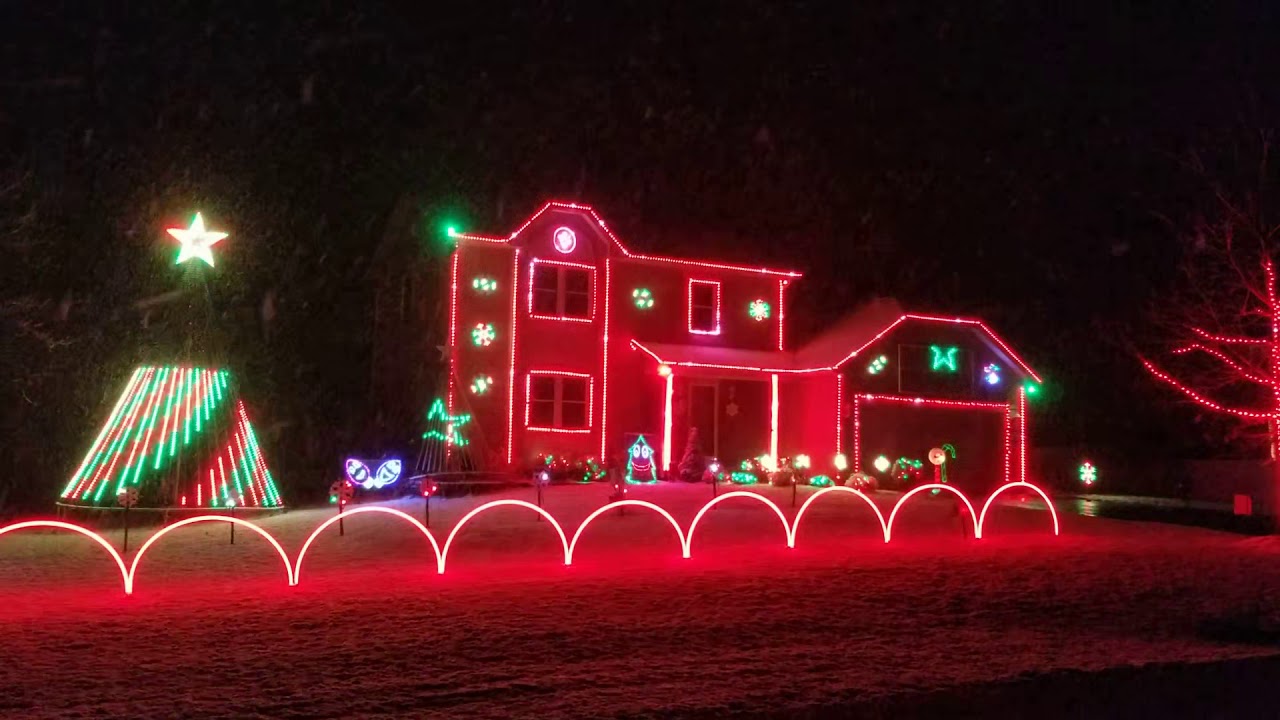 2020 Millers Family Christmas Lights Christmas Everyday YouTube