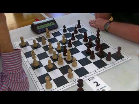 GM Igors Rausis - Ramma Kaspars, Rapid chess, Slav defence 