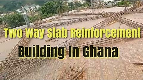 Building In Ghana 🇬🇭 | How To Lay Steel Work  Iron Rod On Decking Slab | Building a House