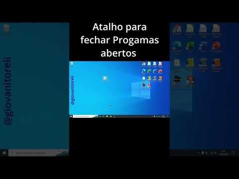 Atalho para Fechar Programas abertos #shorts