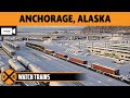 Anchorage, Alaska, USA | LIVE Train Camera (Fixed View – North)