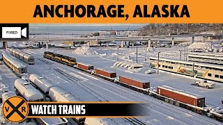Anchorage, Alaska, USA | LIVE Train Camera (Fixed View – North) screenshot 1